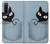 W2641 Pocket Black Cat Case Cover Custodia e Flip Case per Sony Xperia 10 V