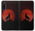 W2955 Wolf Howling Red Moon Case Cover Custodia e Flip Case per Sony Xperia 10 V
