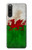 W2976 Wales Football Soccer Flag Case Cover Custodia e Flip Case per Sony Xperia 10 V
