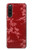 W3817 Red Floral Cherry blossom Pattern Case Cover Custodia e Flip Case per Sony Xperia 10 V
