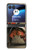 W0796 Japan Red Samurai Case Cover Custodia e Flip Case per Motorola Razr 40 Ultra