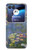 W0997 Claude Monet Water Lilies Case Cover Custodia e Flip Case per Motorola Razr 40 Ultra