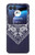 W3357 Navy Blue Bandana Pattern Case Cover Custodia e Flip Case per Motorola Razr 40 Ultra