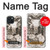 W1681 Steampunk Drawing Case Cover Custodia e Flip Case per iPhone 15