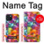 W3477 Abstract Diamond Pattern Case Cover Custodia e Flip Case per iPhone 15