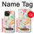 W3705 Pastel Floral Flower Case Cover Custodia e Flip Case per iPhone 15