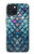 W3809 Mermaid Fish Scale Case Cover Custodia e Flip Case per iPhone 15