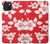 W1949 Hawaiian Hibiscus Pattern Case Cover Custodia e Flip Case per iPhone 15 Plus