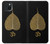 W2331 Gold Leaf Buddhist Om Symbol Case Cover Custodia e Flip Case per iPhone 15 Plus