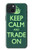W3862 Keep Calm and Trade On Case Cover Custodia e Flip Case per iPhone 15 Plus