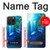 W0385 Dolphin Case Cover Custodia e Flip Case per iPhone 15 Pro
