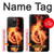 W0493 Music Note Burn Case Cover Custodia e Flip Case per iPhone 15 Pro