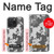 W2186 Gray Camo Camouflage Graphic Printed Case Cover Custodia e Flip Case per iPhone 15 Pro