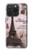 W2211 Paris Postcard Eiffel Tower Case Cover Custodia e Flip Case per iPhone 15 Pro