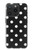 W2299 Black Polka Dots Case Cover Custodia e Flip Case per iPhone 15 Pro