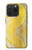W2713 Yellow Snake Skin Graphic Printed Case Cover Custodia e Flip Case per iPhone 15 Pro