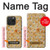W2987 Cream Cracker Biscuits Case Cover Custodia e Flip Case per iPhone 15 Pro