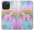 W3070 Rainbow Unicorn Pastel Sky Case Cover Custodia e Flip Case per iPhone 15 Pro