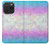 W3747 Trans Flag Polygon Case Cover Custodia e Flip Case per iPhone 15 Pro