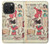 W3820 Vintage Cowgirl Fashion Paper Doll Case Cover Custodia e Flip Case per iPhone 15 Pro