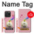 W3923 Cat Bottom Rainbow Tail Case Cover Custodia e Flip Case per iPhone 15 Pro