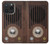 W3935 FM AM Radio Tuner Graphic Case Cover Custodia e Flip Case per iPhone 15 Pro