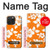W2245 Hawaiian Hibiscus Orange Pattern Case Cover Custodia e Flip Case per iPhone 15 Pro Max