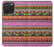 W2292 Aztec Tribal Pattern Case Cover Custodia e Flip Case per iPhone 15 Pro Max