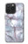 W2316 Dark Blue Marble Texture Graphic Print Case Cover Custodia e Flip Case per iPhone 15 Pro Max