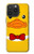 W2760 Yellow Duck Tuxedo Cartoon Case Cover Custodia e Flip Case per iPhone 15 Pro Max
