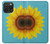 W3039 Vintage Sunflower Blue Case Cover Custodia e Flip Case per iPhone 15 Pro Max