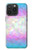 W3747 Trans Flag Polygon Case Cover Custodia e Flip Case per iPhone 15 Pro Max