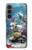 W0227 Aquarium Case Cover Custodia e Flip Case per Samsung Galaxy S23 FE