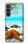 W1679 Starfish Sea Beach Case Cover Custodia e Flip Case per Samsung Galaxy S23 FE