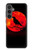 W3328 Crow Red Moon Case Cover Custodia e Flip Case per Samsung Galaxy S23 FE