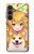 W3918 Baby Corgi Dog Corgi Girl Candy Case Cover Custodia e Flip Case per Samsung Galaxy S23 FE