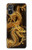 W2804 Chinese Gold Dragon Printed Case Cover Custodia e Flip Case per Sony Xperia 5 V
