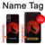 W2955 Wolf Howling Red Moon Case Cover Custodia e Flip Case per Sony Xperia 5 V