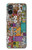 W3879 Retro Music Doodle Case Cover Custodia e Flip Case per Sony Xperia 5 V