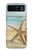 W1117 Starfish on the Beach Case Cover Custodia e Flip Case per Motorola Razr 40 W1117 Starfish on the Beach Case Cover Custodia e Flip Case per Motorola Razr 40