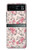 W3095 Vintage Rose Pattern Case Cover Custodia e Flip Case per Motorola Razr 40