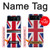 W3103 Flag of The United Kingdom Case Cover Custodia e Flip Case per Motorola Razr 40