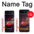 W3897 Red Nebula Space Case Cover Custodia e Flip Case per Motorola Razr 40