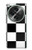 W2492 Black and White Check Case Cover Custodia e Flip Case per OnePlus OPEN