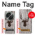 W2505 Reindeer Head Old Wood Texture Graphic Case Cover Custodia e Flip Case per OnePlus OPEN