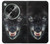W2823 Black Wolf Blue Eyes Face Case Cover Custodia e Flip Case per OnePlus OPEN