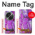W2907 Purple Turquoise Stone Case Cover Custodia e Flip Case per OnePlus OPEN
