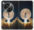 W3859 Bitcoin to the Moon Case Cover Custodia e Flip Case per OnePlus OPEN