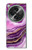 W3896 Purple Marble Gold Streaks Case Cover Custodia e Flip Case per OnePlus OPEN