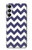 W2345 Navy Blue Shavron Zig Zag Pattern Case Cover Custodia e Flip Case per Samsung Galaxy A05s